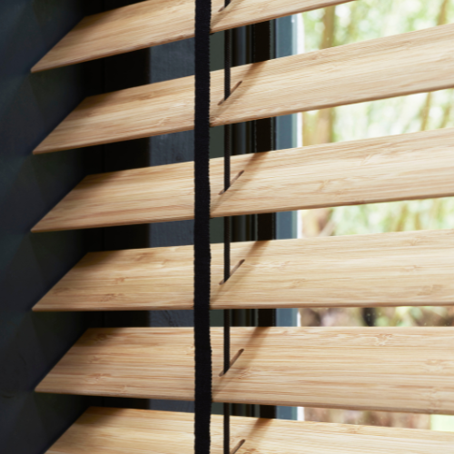 Houten Jaloezien close up Reitsema