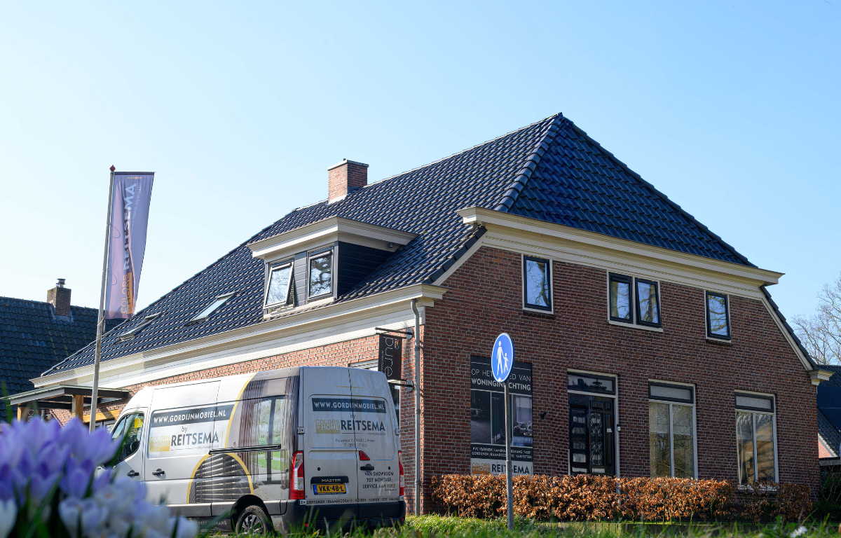 Pand achterzijde Reitsema Gordijnmobiel Pand achterzijde Reitsema Gordijnmobiel