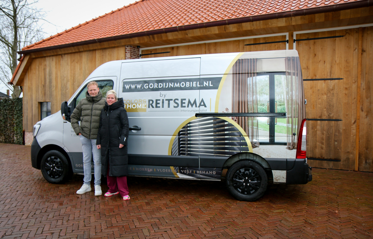 Gordijnmobiel Gordijnmobiel bus binnenkant